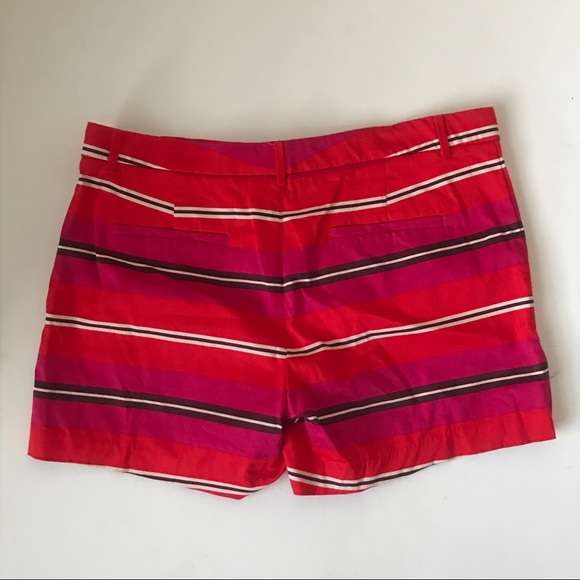 Banana republic red pink striped shorts - Picture 3 of 3
